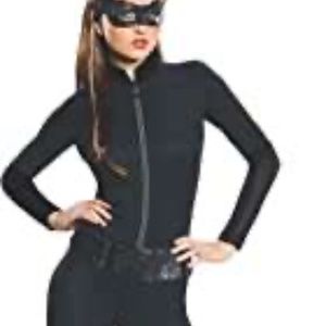 Rubie's Women's Batman the Dark Knight Rises Cat Woman Adult Sized Costumes, Bla